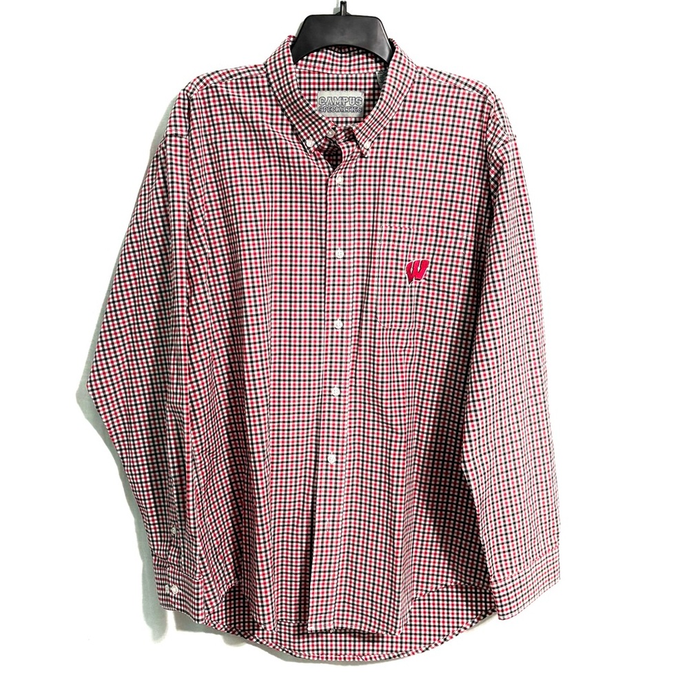Campus Specialties Wisconsin Badger Oxford Button Down Shirt